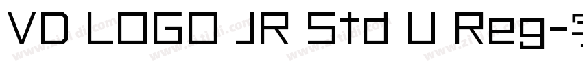 VD LOGO JR Std U Reg字体转换 VD LOGO JR Std U Reg字体转换
